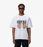 Pequs Face the sun Graphic T-Shirt White
