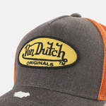 Von Dutch Trucker Cap Boston Cot Denim Denim/Orange