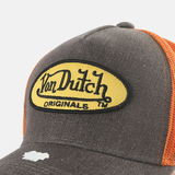Von Dutch Trucker Cap Boston Cot Denim Denim/Orange