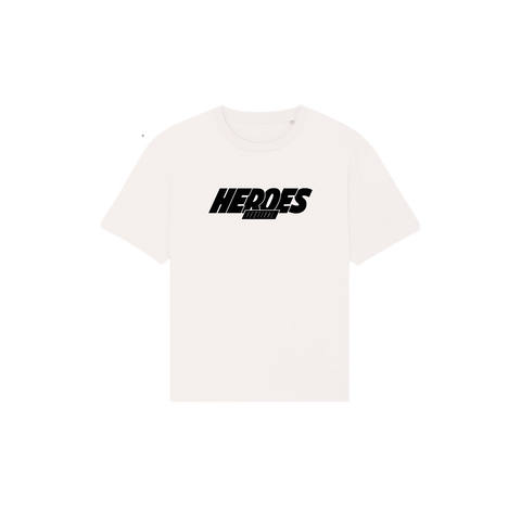 Heroes Logo T-Shirt Weiß/Schwarz