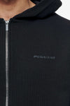 Pegador Logo Oversized Sweat Jacket Black Gum
