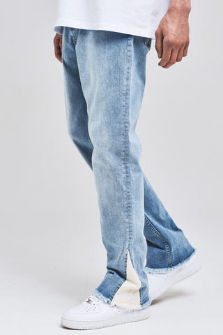 Pegador Wide Leg Jeans Light Blue Ivory