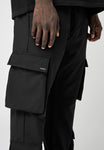 85 4 Pocket Nylon Cargo Pants black