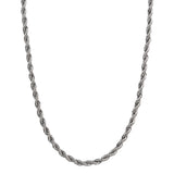Croyez Kette - Rope Chain 5mm Silber - 52cm